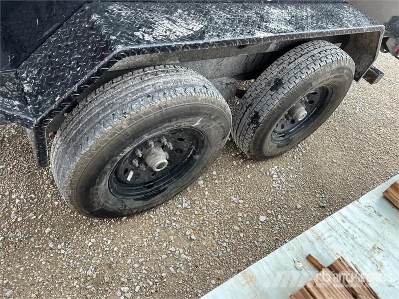 PJ Trailers Trailers DM162 16 ft T/A T/A Gooseneck Du مقطورات قلابة