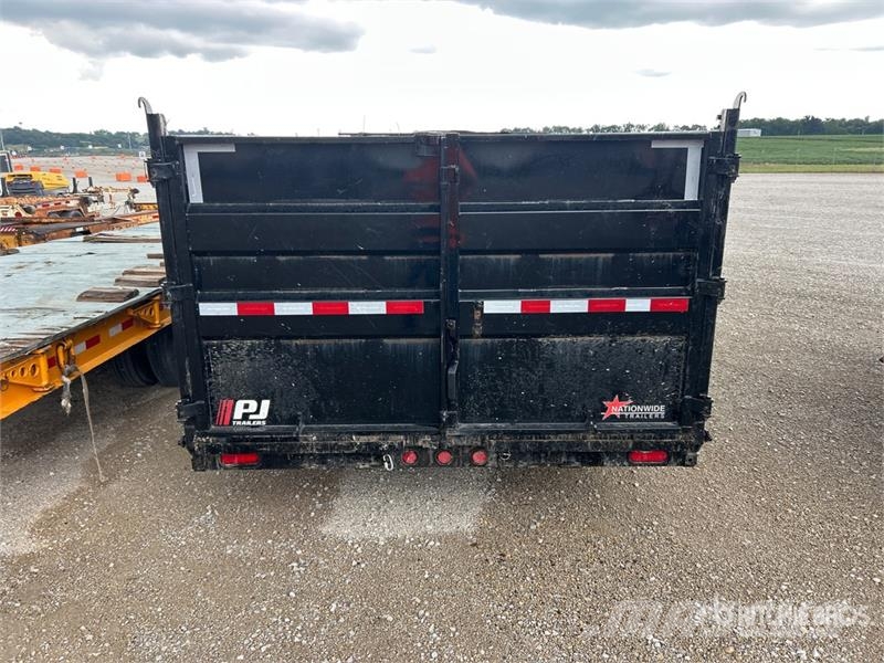 PJ Trailers Trailers DM162 16 ft T/A T/A Gooseneck Du مقطورات قلابة