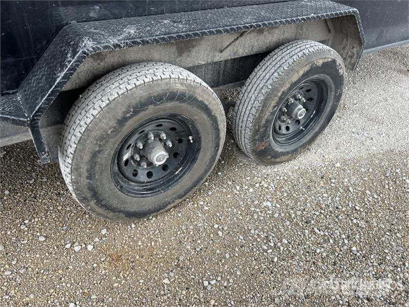 PJ Trailers Trailers DM162 16 ft T/A T/A Gooseneck Du مقطورات قلابة