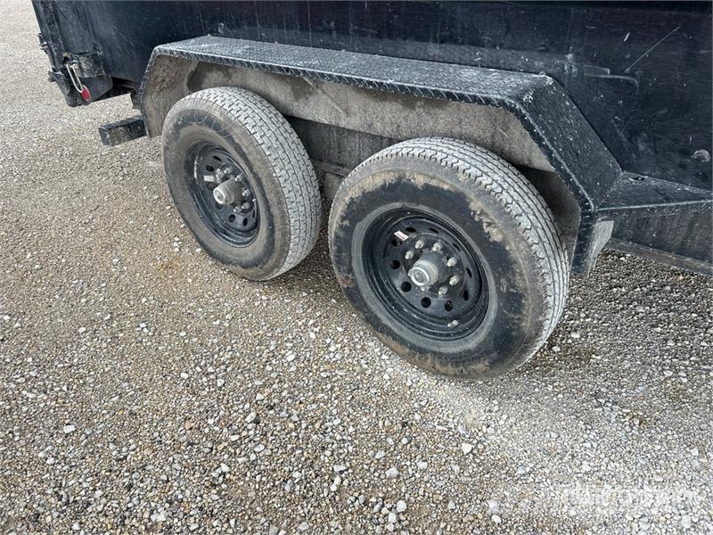 PJ Trailers Trailers DM162 16 ft T/A T/A Gooseneck Du مقطورات قلابة