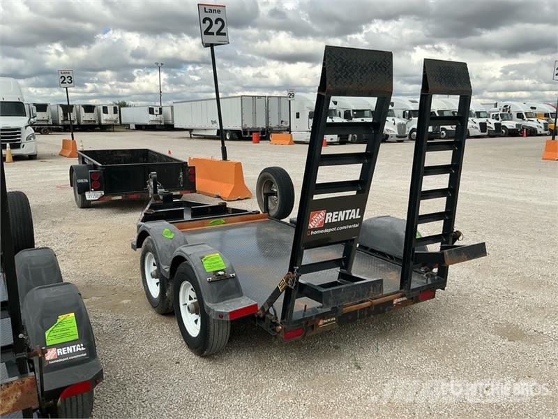Pratt CP0510 7000 lb 14 ft T/A Equipment Trailer 차량 운반용 트레일러
