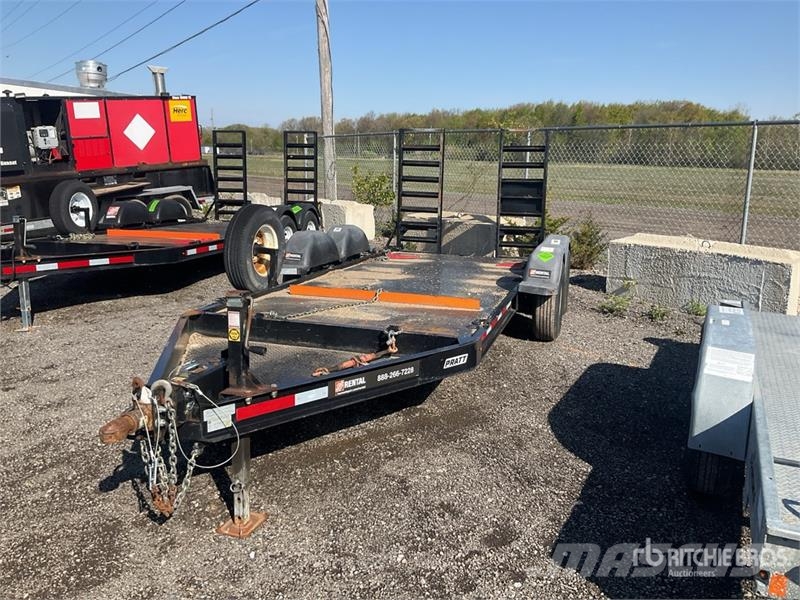 Pratt CP0614 14 ft T/A Equipment Trailer Remolques para transporte de vehículos