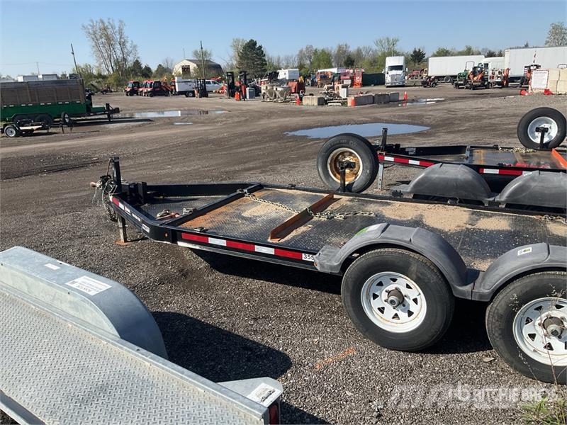 Pratt CP0614 14 ft T/A Equipment Trailer Remolques para transporte de vehículos