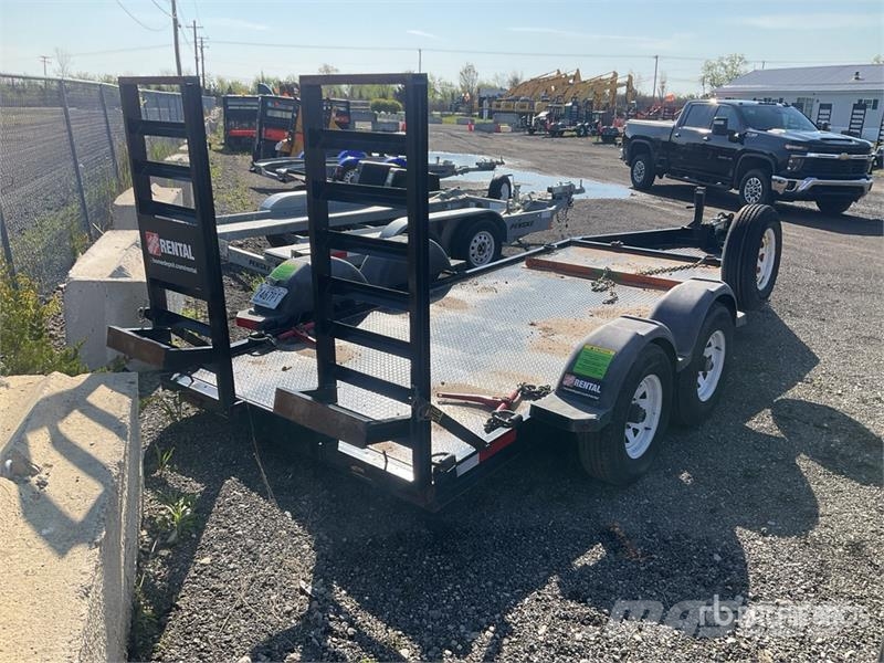 Pratt CP0614 14 ft T/A Equipment Trailer Remolques para transporte de vehículos