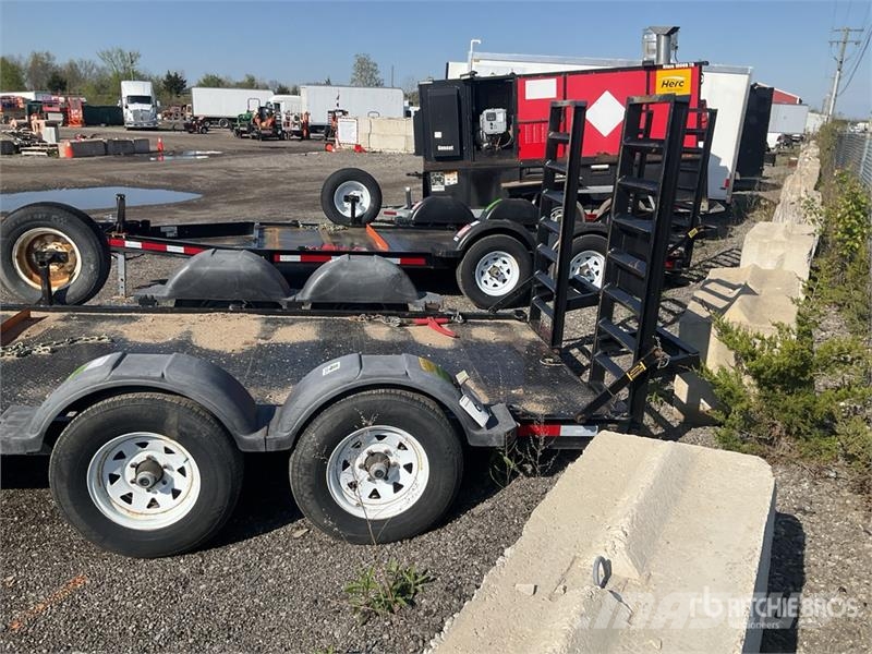 Pratt CP0614 14 ft T/A Equipment Trailer Remolques para transporte de vehículos