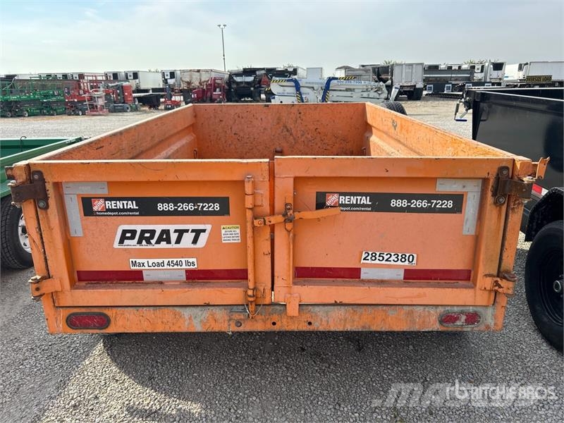 Pratt EZD11762 14 ft T/A Dump Utility Trailer Kiper prikolice