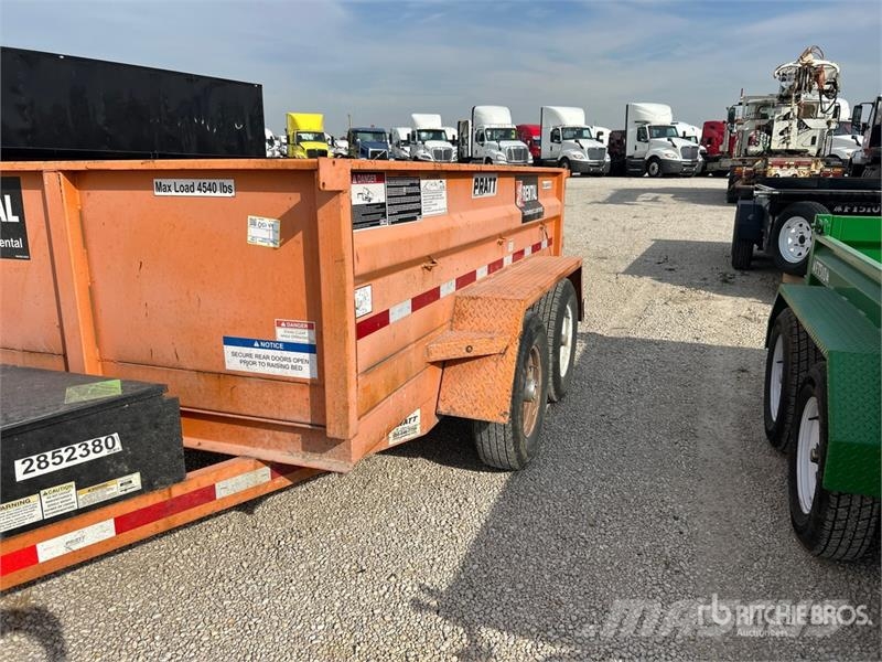 Pratt EZD11762 14 ft T/A Dump Utility Trailer Kiper prikolice