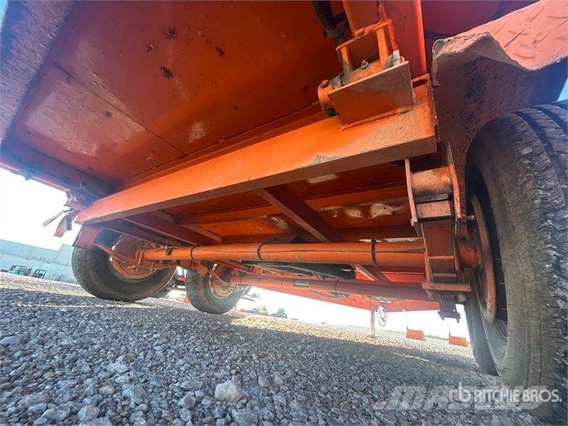  Pratt EZD11762 14 ft T/A Dump Utility Trailer Pašizgāzējs