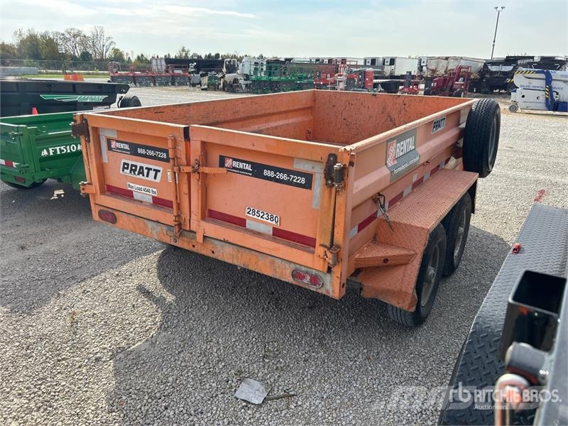 Pratt EZD11762 14 ft T/A Dump Utility Trailer Kiper prikolice
