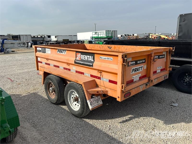 Pratt EZD11762 14 ft T/A Dump Utility Trailer Kiper prikolice