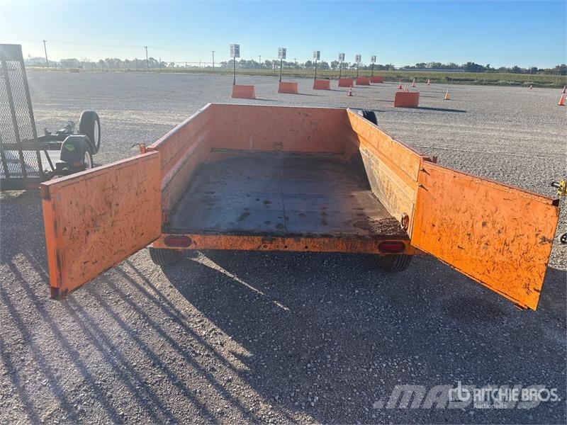  Pratt EZD11762 14 ft T/A Dump Utility Trailer Pašizgāzējs