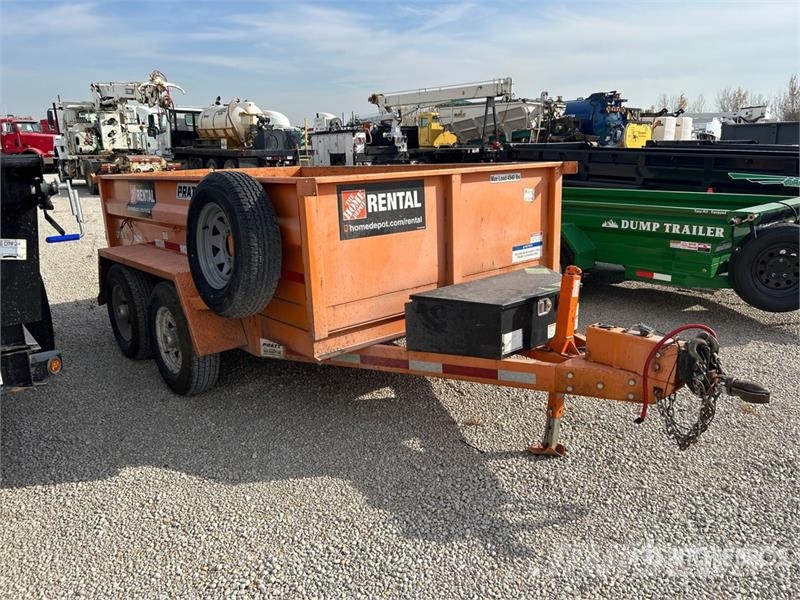 Pratt EZD11762 14 ft T/A Dump Utility Trailer Kiper prikolice