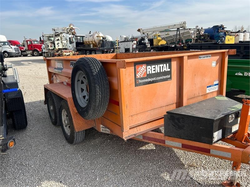 Pratt EZD11762 14 ft T/A Dump Utility Trailer Kiper prikolice