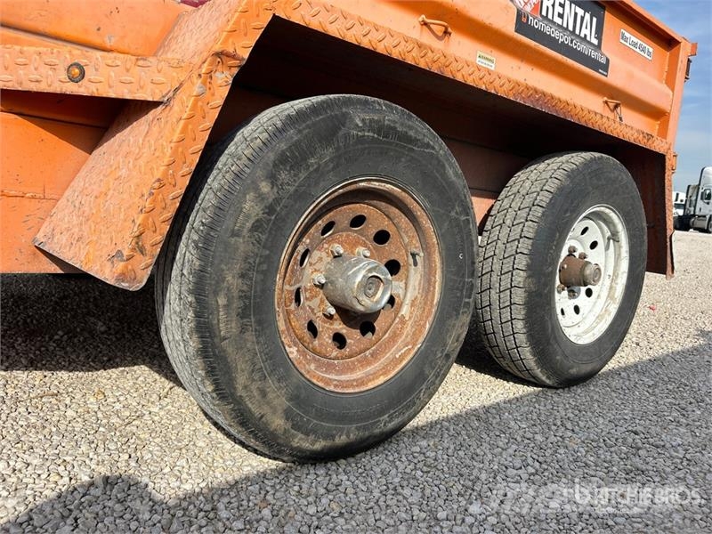 Pratt EZD11762 14 ft T/A Dump Utility Trailer Kiper prikolice