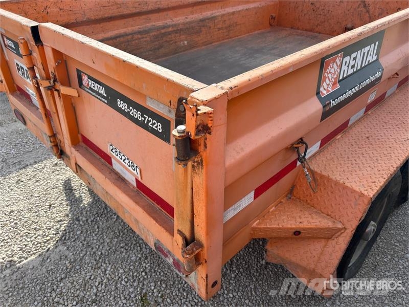 Pratt EZD11762 14 ft T/A Dump Utility Trailer Kiper prikolice