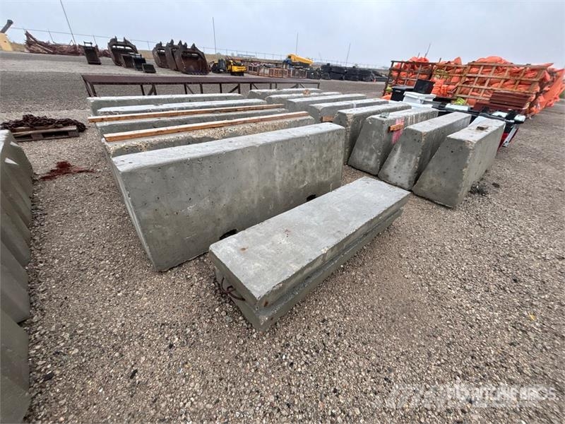 Quantity of (13) Concrete Barricades Muu