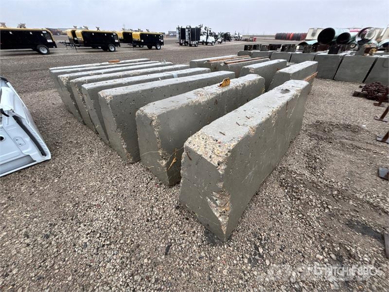 Quantity of (13) Concrete Barricades Muu