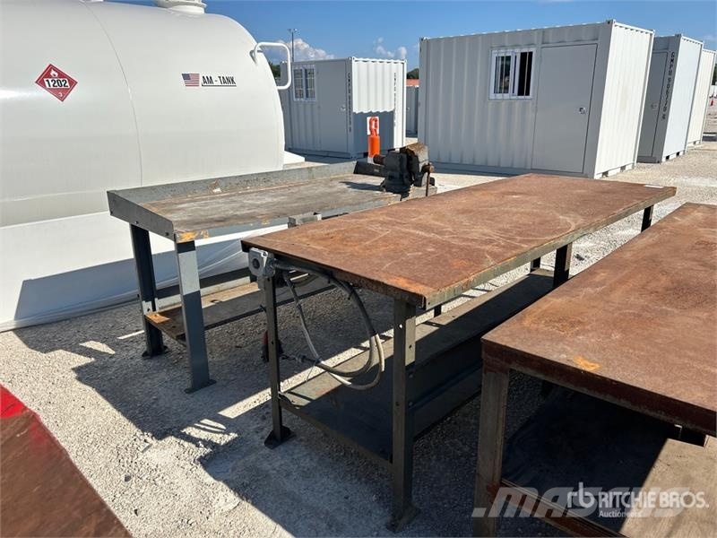 Quantity of (2) 6 ft 1-Drawer Workbench Other components