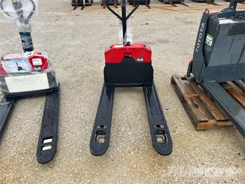 Quantity of (2) 6600 lb Electric Pallet Jack Transpalette manuel