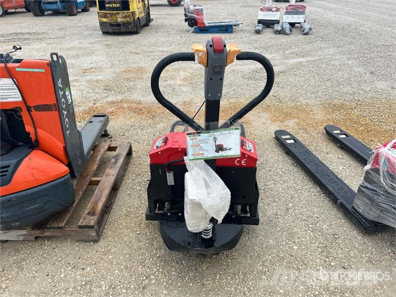 Quantity of (2) 6600 lb Electric Pallet Jack Transpalette manuel