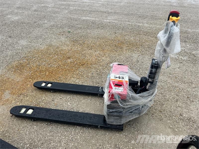 Quantity of (2) 6600 lb Electric Pallet Jack Transpalette manuel