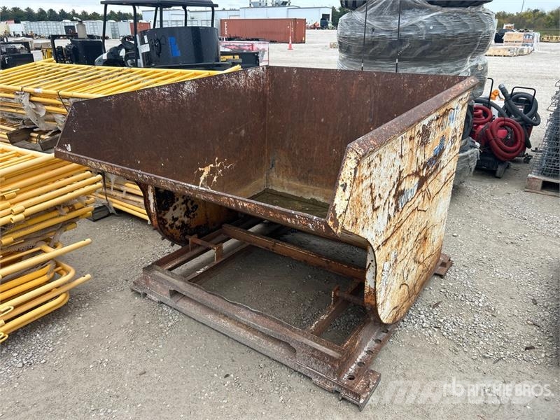  Quantity of (2) Self-Dumping Hopper Bins and hoppers