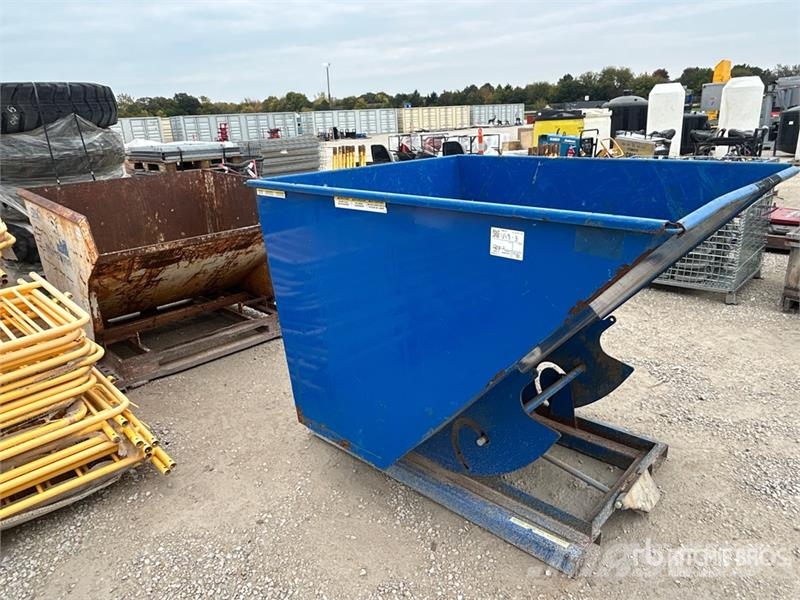  Quantity of (2) Self-Dumping Hopper Bins and hoppers