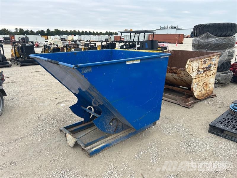  Quantity of (2) Self-Dumping Hopper Bins and hoppers