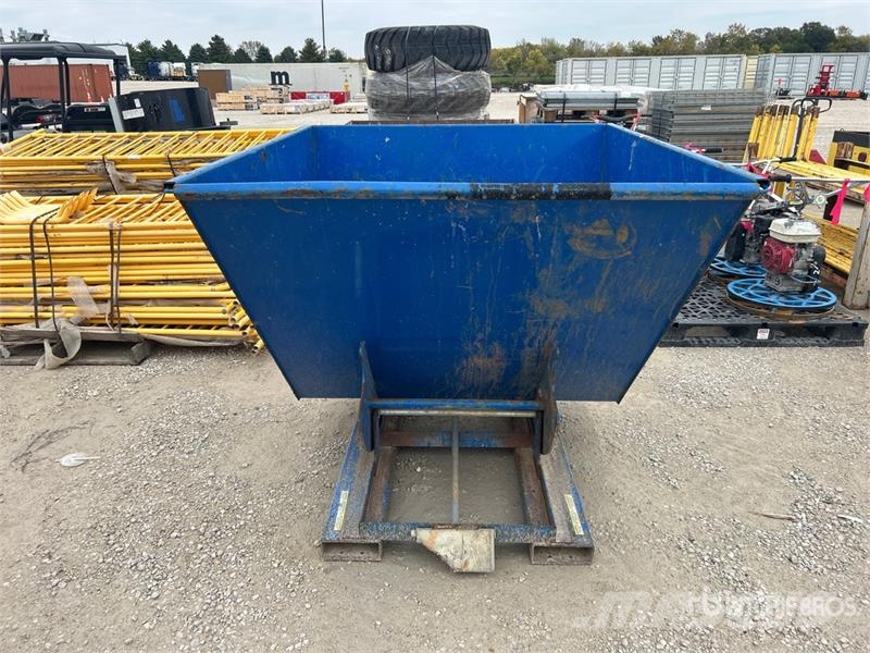  Quantity of (2) Self-Dumping Hopper Bins and hoppers