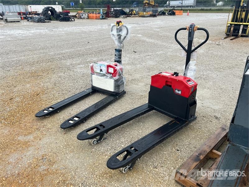 Quantity of (2) STARVOX 6600 lb Electric Pallet J Hand pallet truck