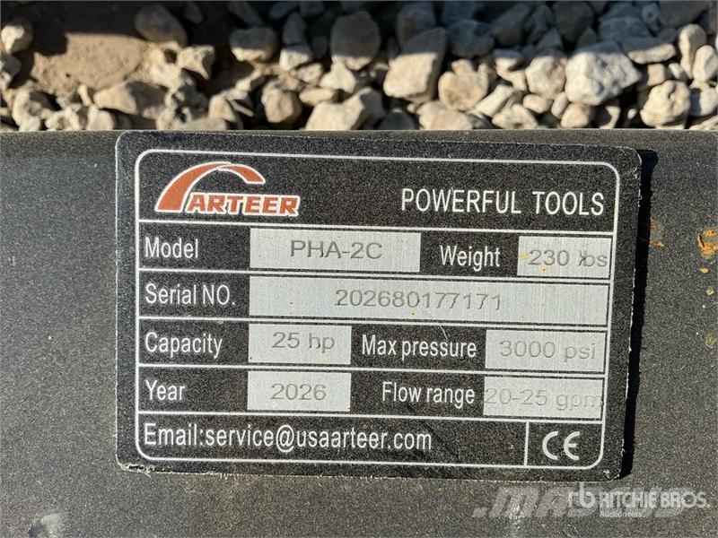 Quantity of (3) ARTEER PHA-2C-3 Skid Steer 3-Poin Other components