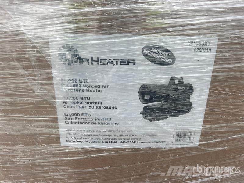 Quantity of (3) Mr. Heater 80000 BTU Space Heater Equipos de fundido