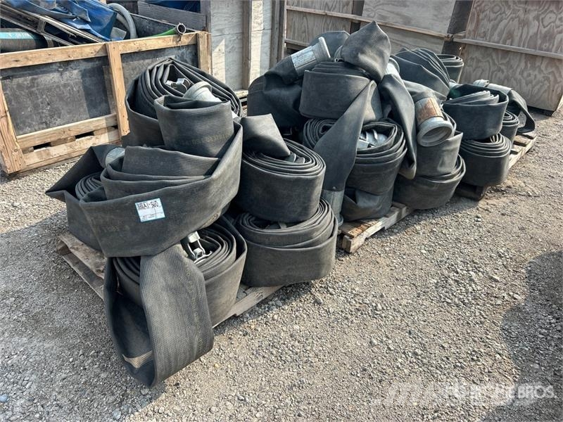 Quantity of (3) Pallets of 6 in Hose Other components