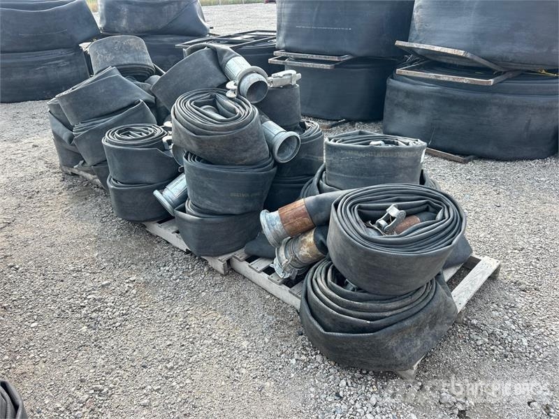  Quantity of (3) Pallets of 6 in Hose Other components