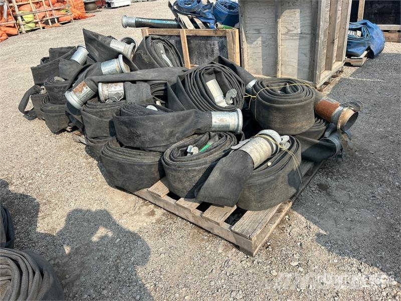 Quantity of (3) Pallets of 6 in Hose Other components