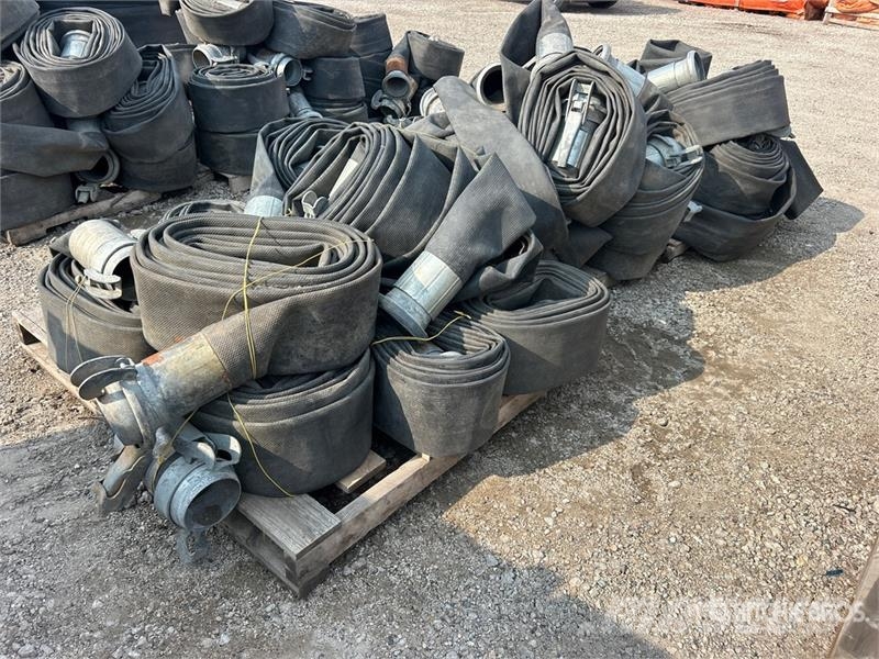 Quantity of (3) Pallets of 6 in Hose Other components