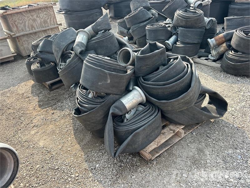 Quantity of (3) Pallets of 6 in Hose Other components