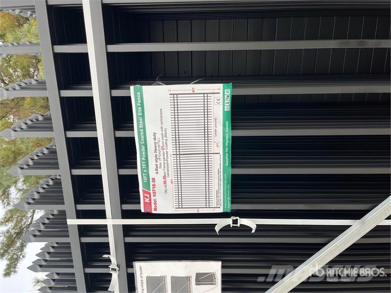  Quantity of (30)  KJ K0710-30 10 ft x 7 ft Powder  Attrezzature per recinzioni