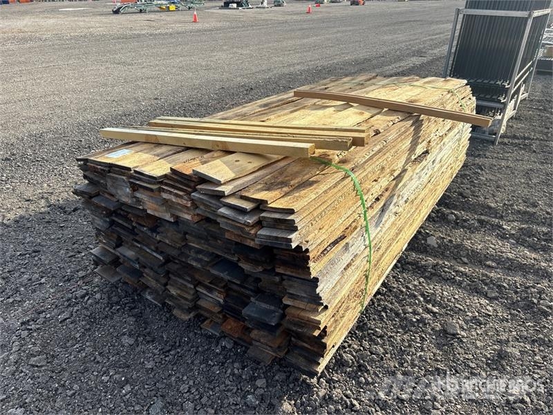 Quantity of (340) 1 in x 6 in x 8 ft Fence Plank Vintsid, telfrid ja materjaliliftid