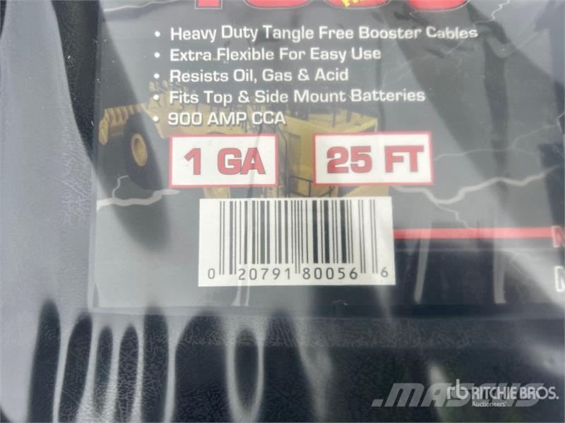  Quantity of (4) 1 Gauge 25 ft Heavy Duty Booster C Outros componentes