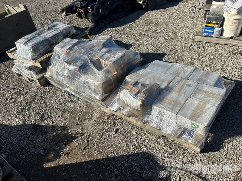 Quantity of (4) Pallets of Fasteners Seilwinden, Bauaufzüge und Lastenaufzüge