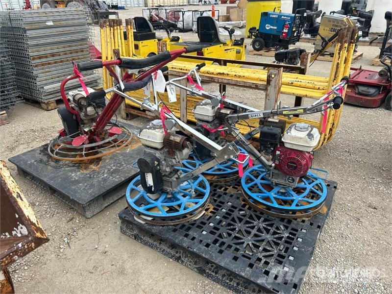 Quantity of (4) Pneumatic Concrete Trowels Építőipar - Egyebek