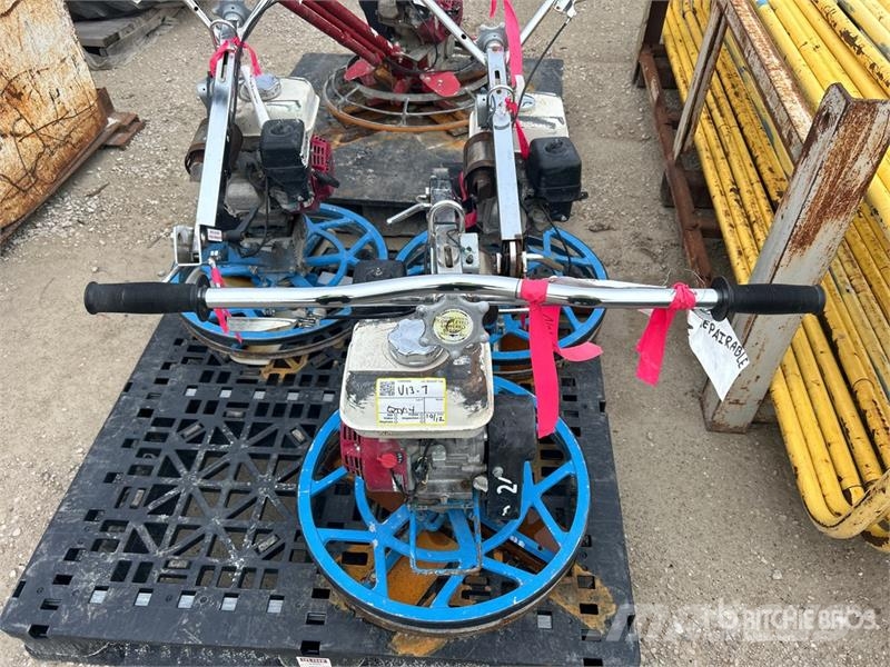 Quantity of (4) Pneumatic Concrete Trowels Építőipar - Egyebek