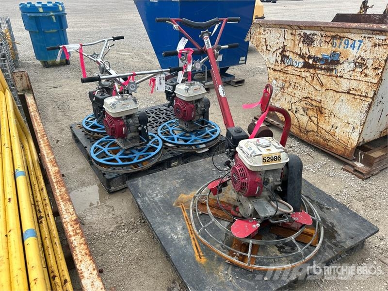 Quantity of (4) Pneumatic Concrete Trowels Építőipar - Egyebek