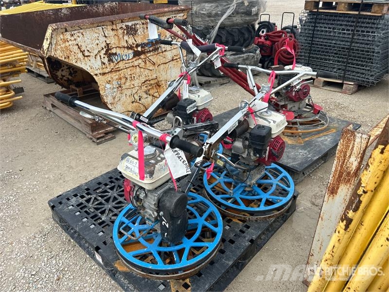 Quantity of (4) Pneumatic Concrete Trowels Építőipar - Egyebek