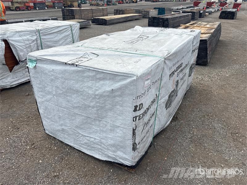 Quantity of (48) 3/4 in T G Fire Retardant Plywood Andet tilbehør