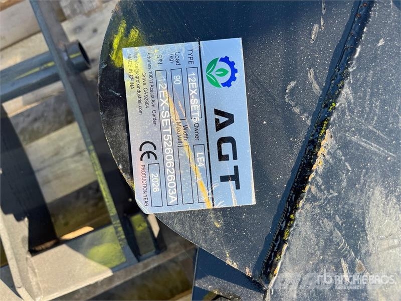 Quantity of (5) AGT 12EX-SET5 Mini Excavator Atta Outros componentes