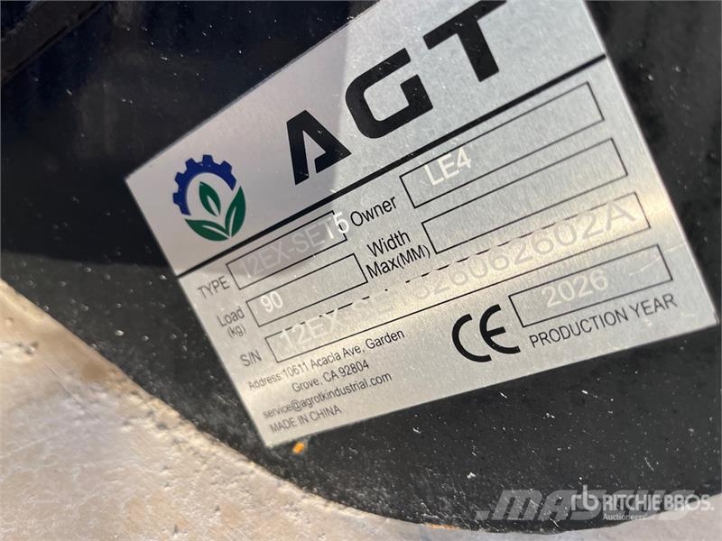 Quantity of (5) AGT 12EX-SET5 Mini Excavator Atta Outros componentes