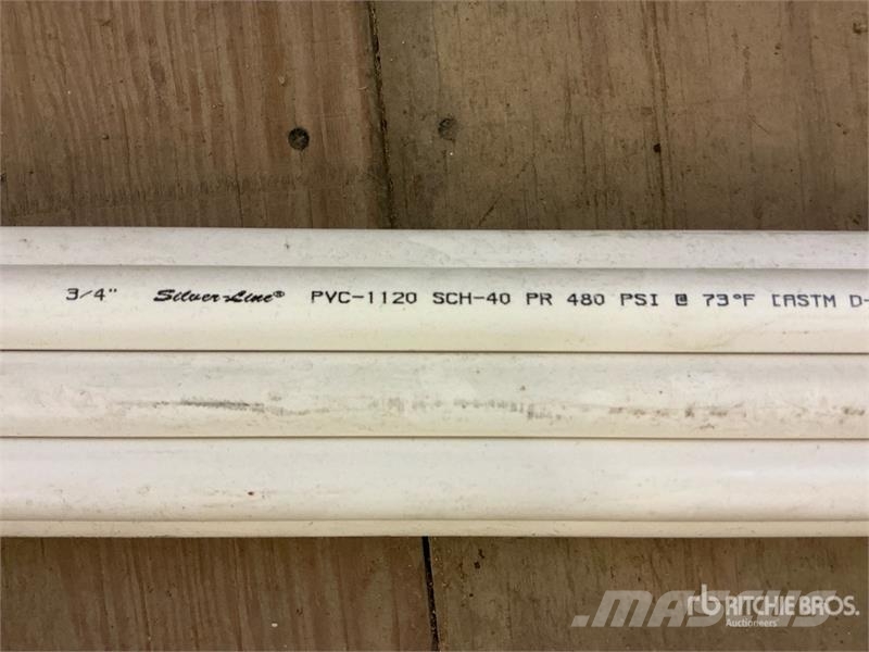Quantity of 5 ft x 3/4 in PVC Pipe Kastmissüsteemid