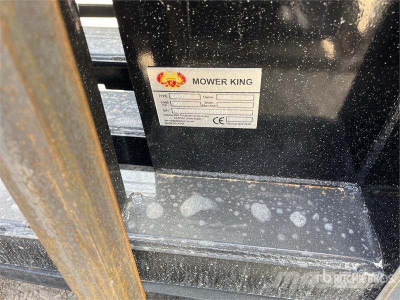 Quantity of (5) Mower King SA-100 48 in Skid Stee Forche